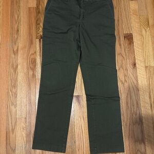 J Crew Men’s Pants Straight Flex Olive Green 32x32